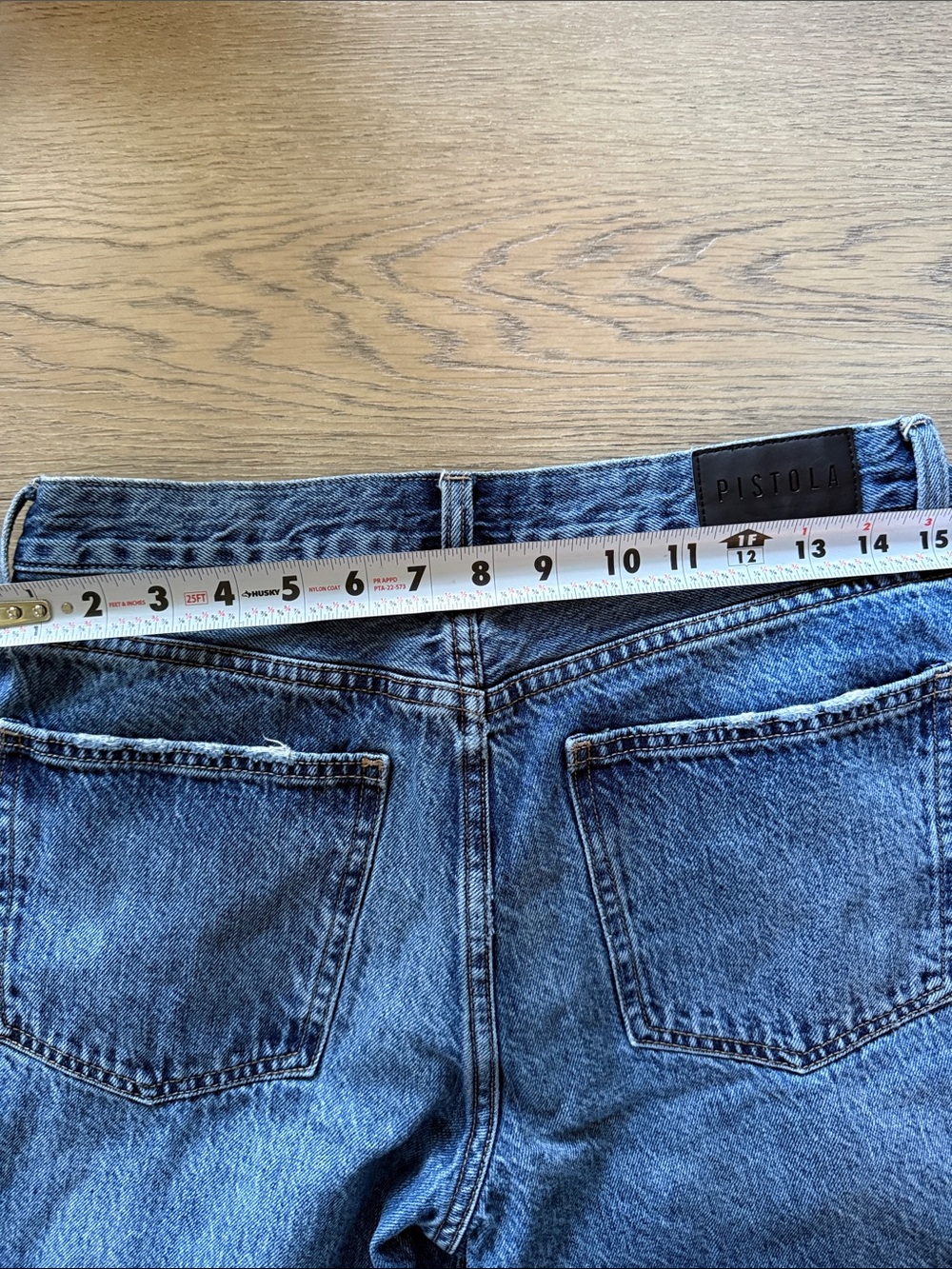 Pistola Denim Jeans – Medium Wash Straight Leg Relaxed Fit - Picture 7 of 8
